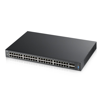 Zyxel Switch full managed Layer3 52 Port - 48x 1 GbE - 4x SFP+ - 19" - NebulaFlex Pro - XGS2210-52