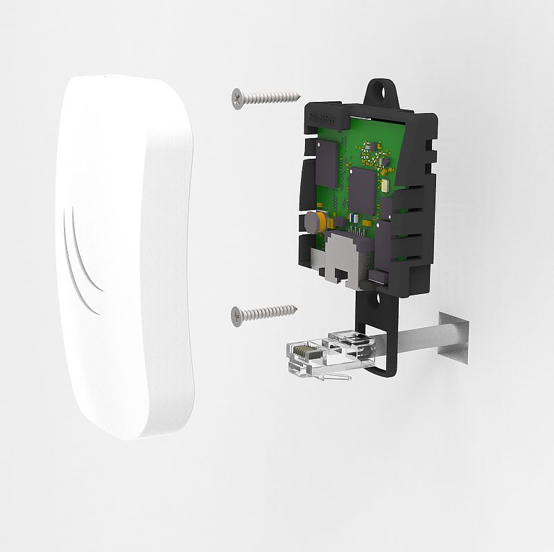 MikroTik Access Point RBcAPL-2nD, cAP lite, 2.4 GHz, 1x 10/100, wall/ceiling - imaginea 4