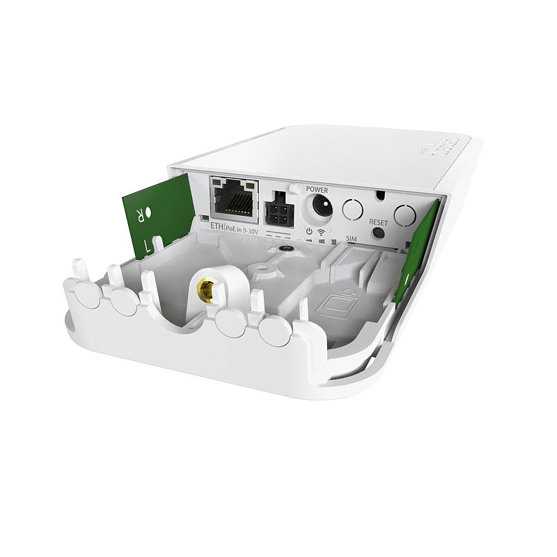 MikroTik Access Point RBwAPR-2nD, wAP R, 2.4GHz, 1x 10/100, LTE with miniPCI slot, outdoor - imaginea 3