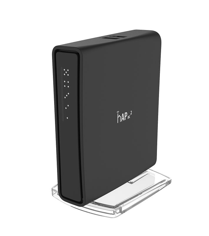 MikroTik home AC Access Point RBD52G-5HacD2HnD-TC, hAP ac2, 2.4/5 GHz, 5x Gigabit, Tower Case - imaginea 3