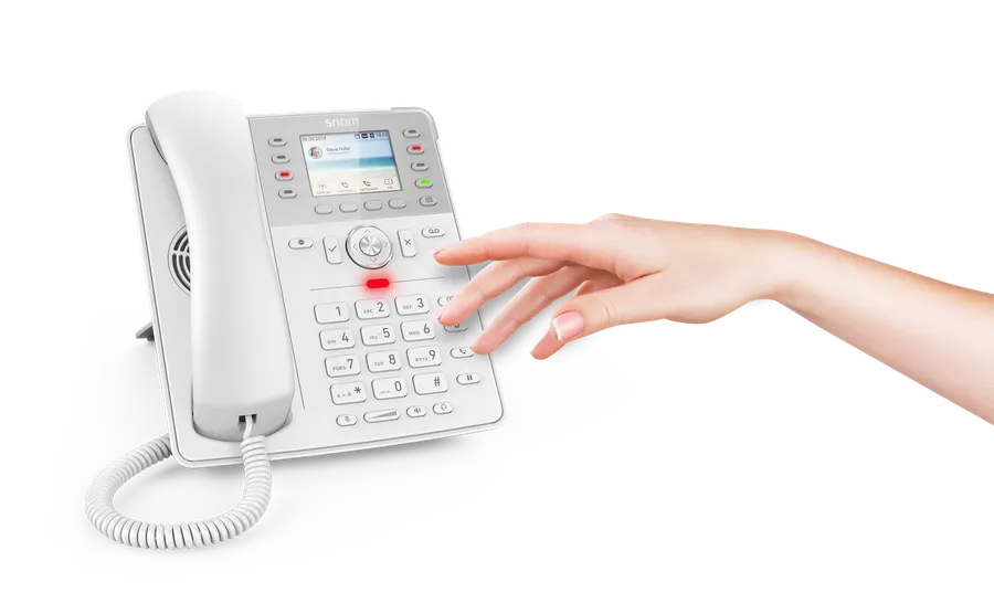 SNOM D735 VOIP Telefon (SIP), Gigabit, alb