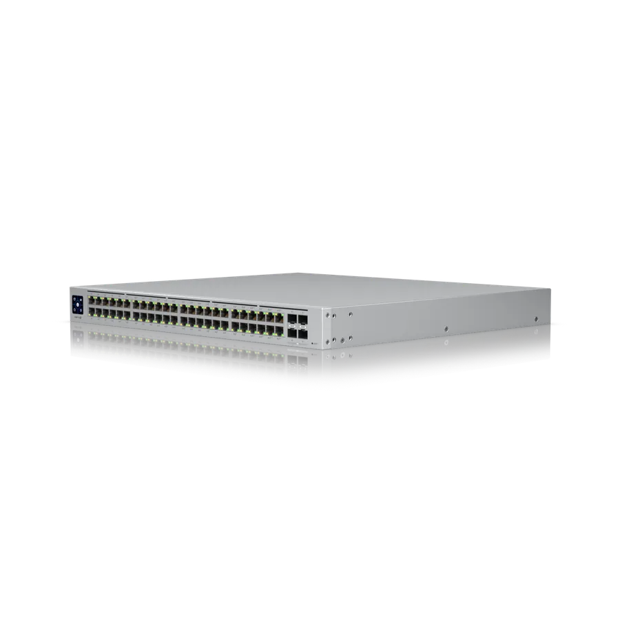 Ubiquiti Switch full managed Layer3 52 Port - 48x GbE - PoE Budget 600W - 8xPoE bt - 40xPoE at - 4x SFP+ - 19" - UniFi - USW-Pro-48-POE - imaginea 3