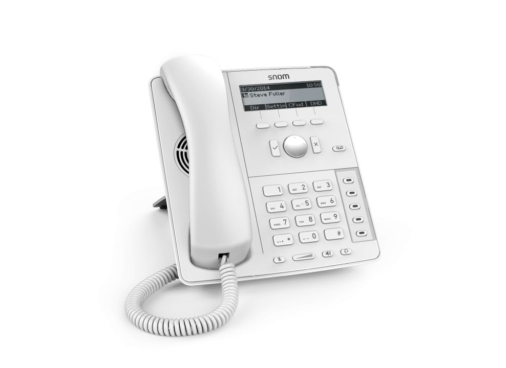 Snom _SNOM D717 VOIP Telefon (SIP), Gigabit, alb cu eigenem Branding