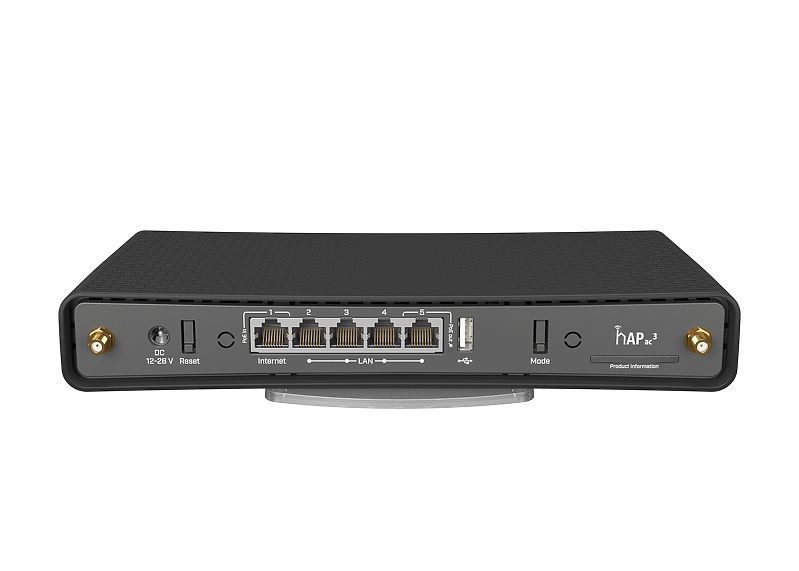 MikroTik home AC Access Point RBD53iG-5HacD2HnD, hAP ac3, 2.4/5 GHz, 5x Gigabit - imaginea 5