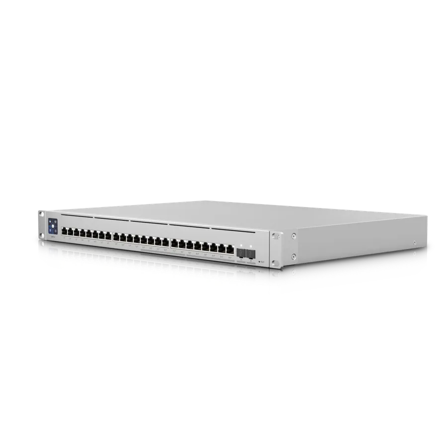 Ubiquiti Switch full managed Layer3 26 Port - 12x 2,5 GbE - 12x GbE - PoE Budget 400W - 24x PoE at - 2x SFP+ - 19" - UniFi - USW-Enterprise-24-POE
