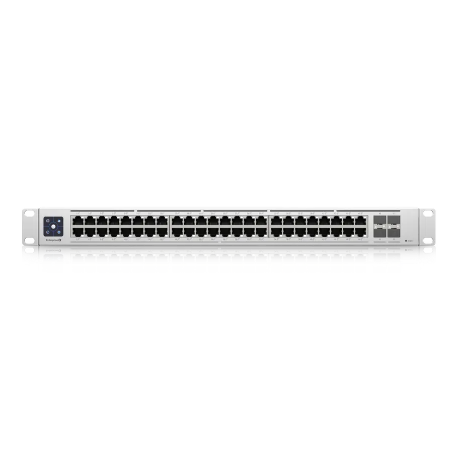 Ubiquiti Switch full managed Layer3 52 Port - 48x 2,5 GbE - PoE Budget 720W - 48x PoE at - 4x SFP+ - 19" - UniFi - USW-Enterprise-48-PoE - imaginea 4