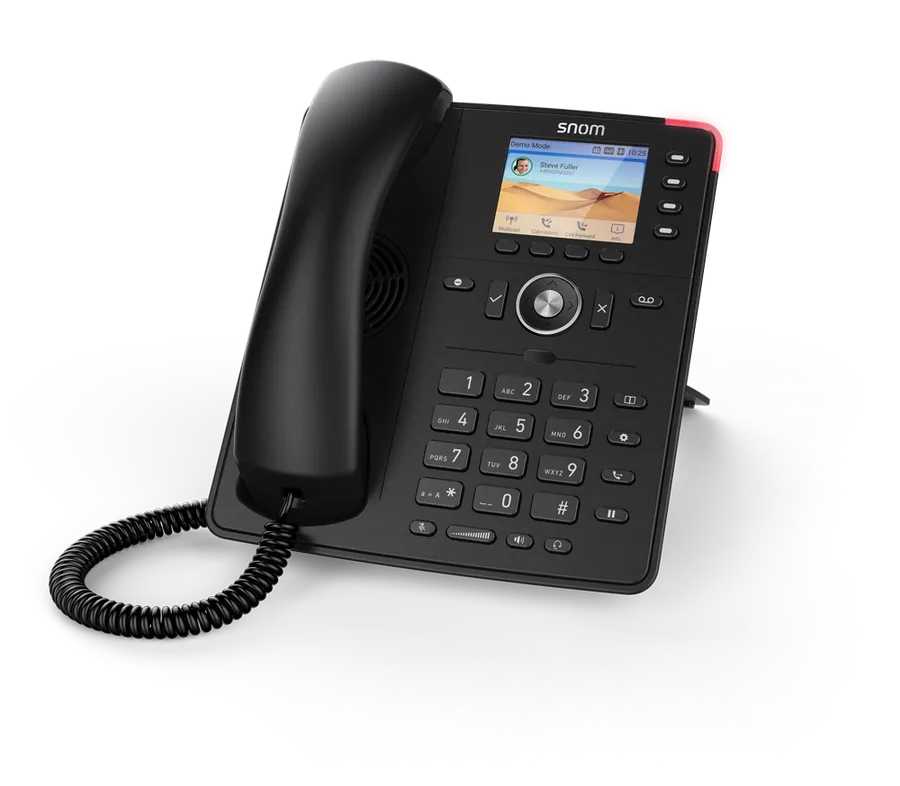 SNOM D713 VOIP Telefon (SIP), Gigabit negru