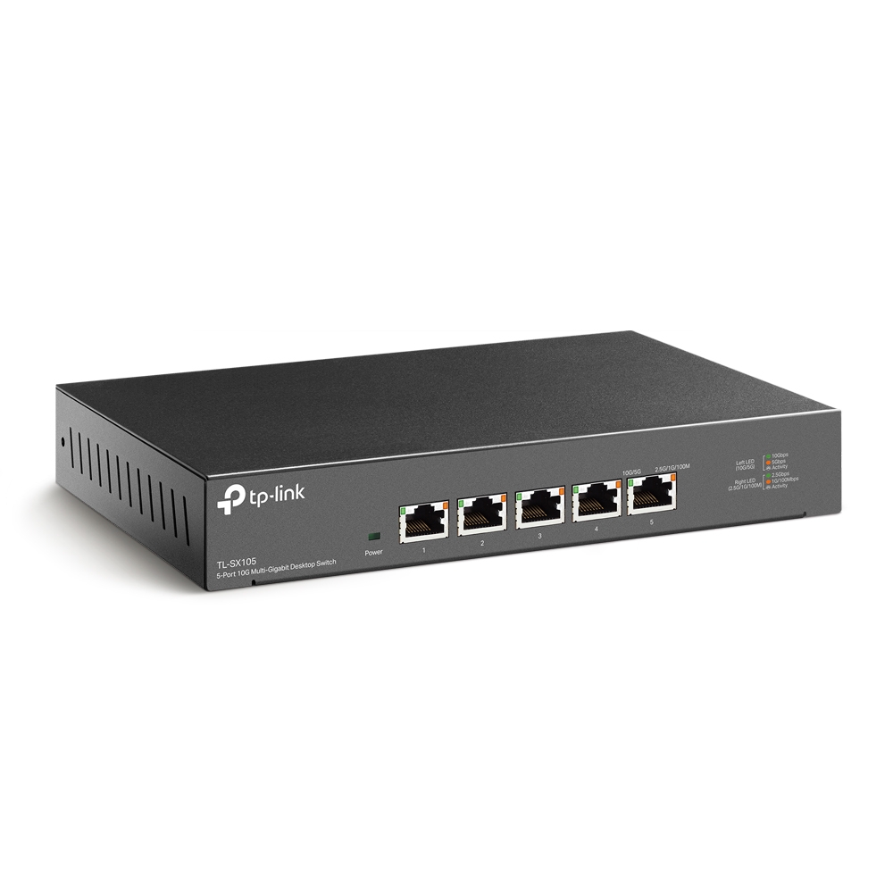 TP-Link - TL-SX105 - 5-Port 10G Multi-Gigabit Desktop Switch - imaginea 3