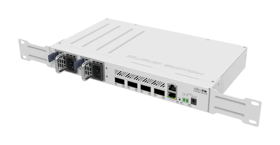 MikroTik Cloud Router Switch CRS504-4XQ-IN, 4x 100G QSFP28 ports, Rackmount