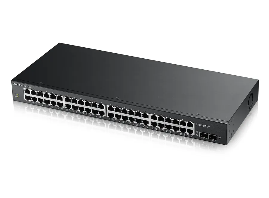 Zyxel Switch smart managed Layer2 50 Port - 48x 1 GbE - 2x SFP - 19" - GS1900-48 V2