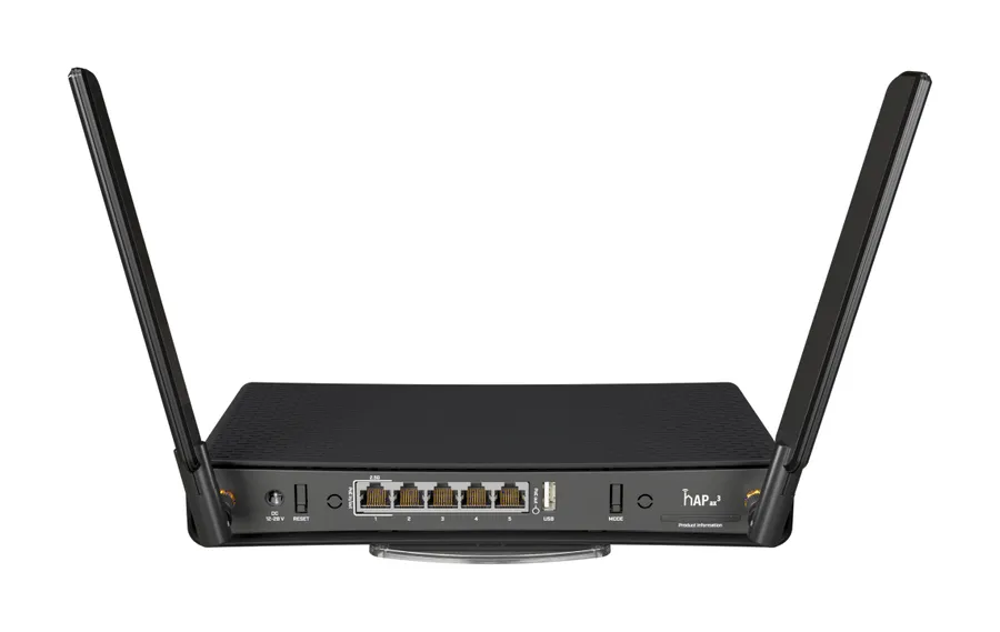 MikroTik home AX Access Point C53UiG+5HPaxD2HPaxD, hAP ax3, 2.4/5 GHz AX, 4x Gigabit, 1x 2.5GB, Tower Case