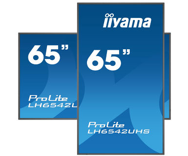 iiyama TFT 64,5"/164cm iiyama ProLite LH6542UHS 18/7 *negru* 16:9