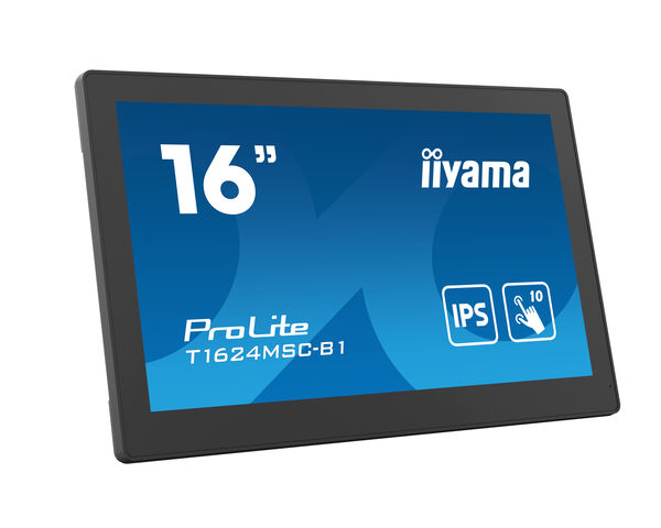 iiyama TFT-Touch 15,6"/39,5cm iiyama ProLite T1624MSC *negru* 16:9