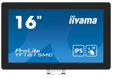iiyama TFT-Touch 15.6"/39.5cm iiyama ProLite TF1615MC *negru* 16:9