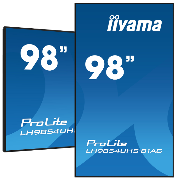 iiyama TFT 97,5"/247,7cm iiyama ProLite LH9854UHS 24/7 *negru* 16:9