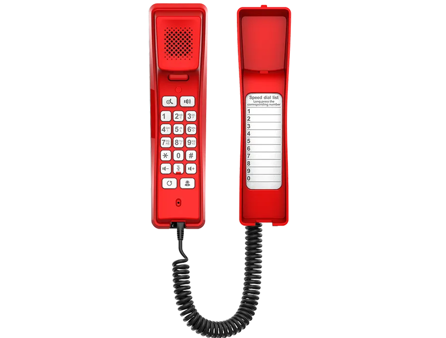 Fanvil H2U-R, H2U Compact IP Phone (Red)/SIP/POE