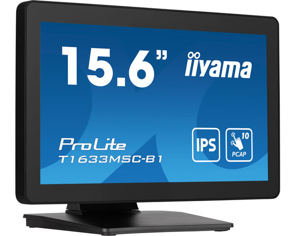 iiyama TFT-Touch 15,6"/39,5cm iiyama ProLite T1633MSC-B1 *negru* 16:9