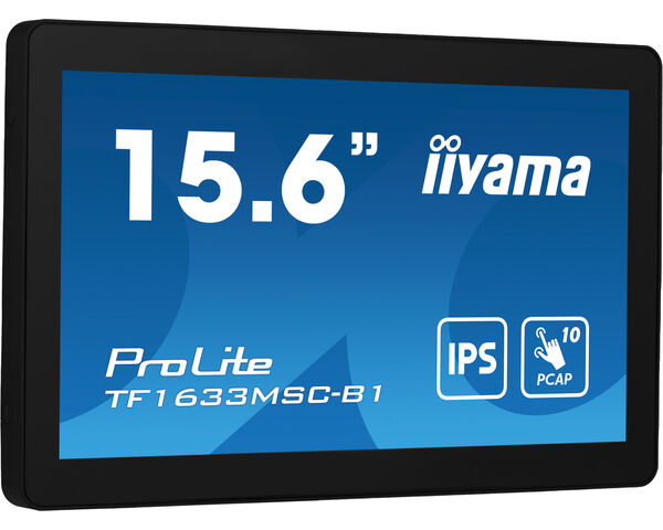 iiyama TFT-Touch 15,6"/39,5cm iiyama ProLite TF1633MSC-B1 *negru* 16:9 - open frame