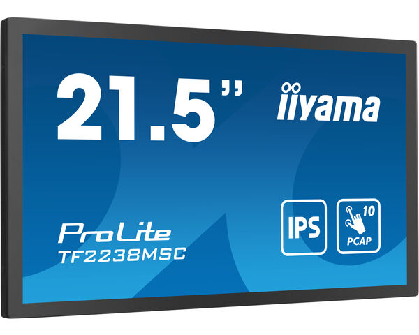 iiyama TFT-Touch 21,5"/54,5cm iiyama ProLite TF2238MSC *negru* 16:9