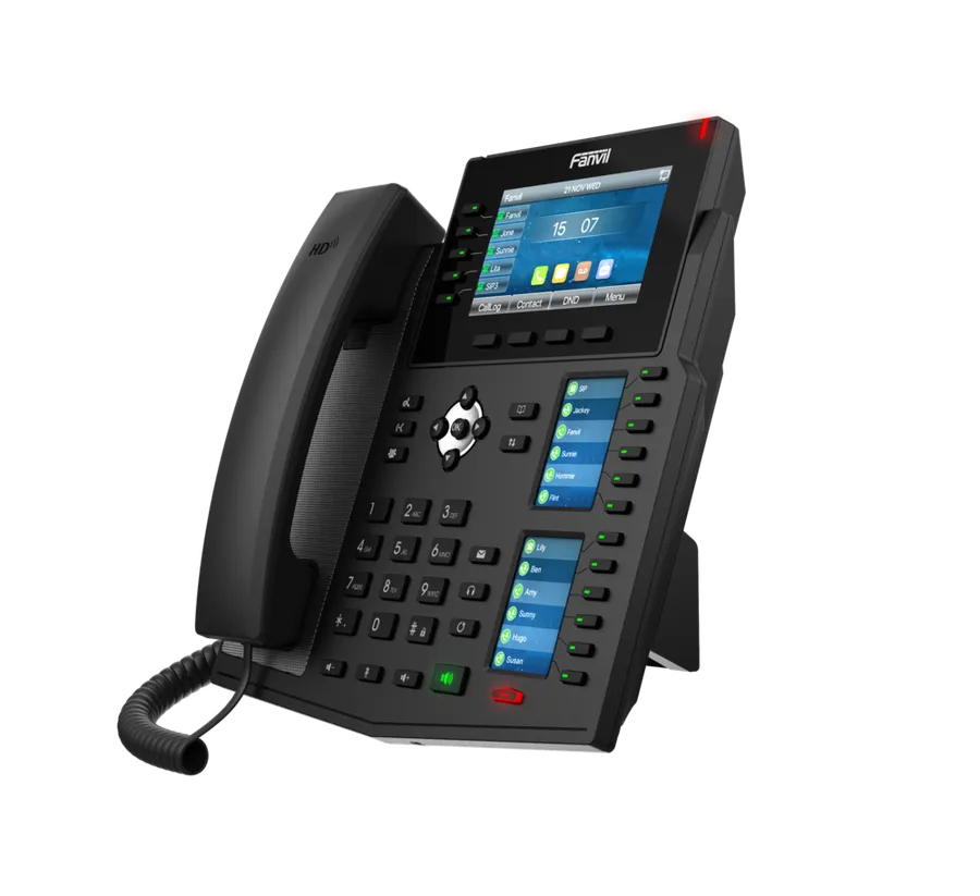 Fanvil X6U v2, High-end business phone with Gigabit/SIP/POE/Gigabit/USB-Port/Bluetooth - imaginea 3