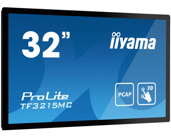 iiyama TFT-Touch 31,5"/80,0cm iiyama ProLite TF3215MC *negru* 16:9 - open frame, 24/7