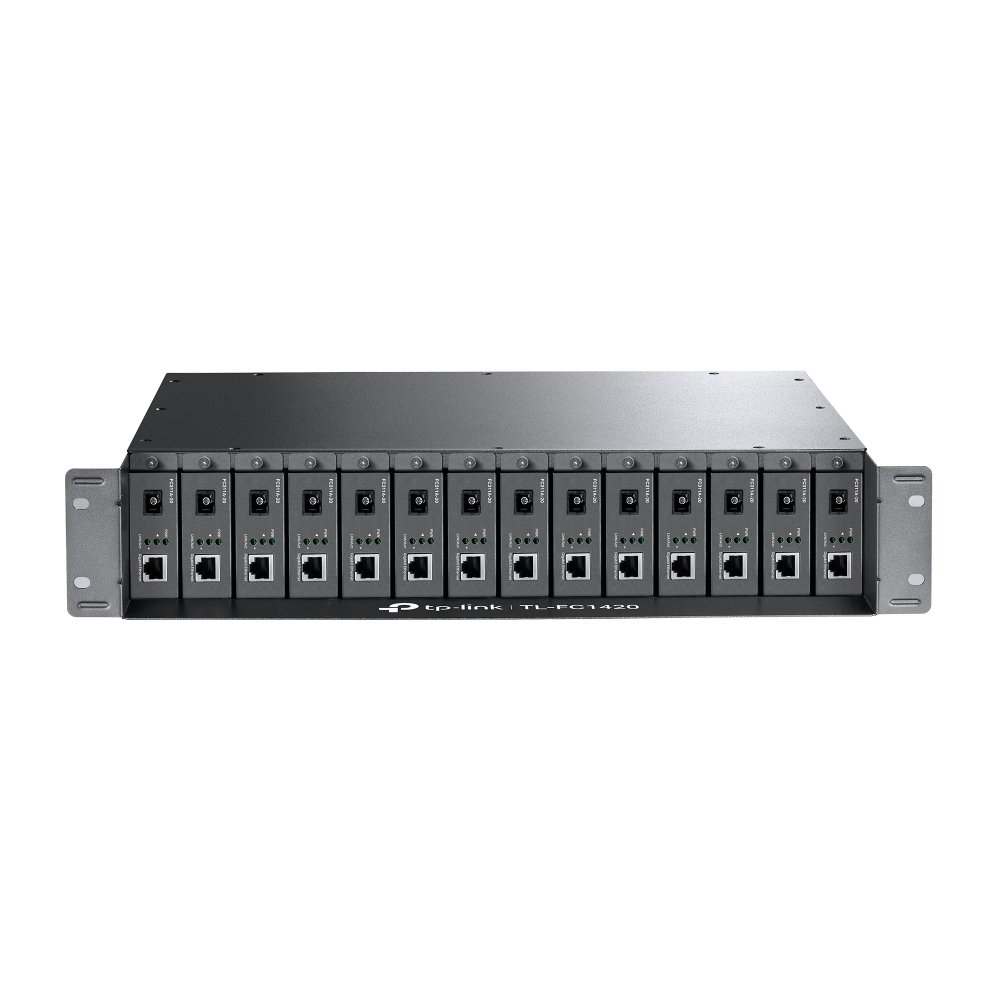 TP-Link - FC1420- 14-Slot-Rackmountgehause pentru Medienkonverter