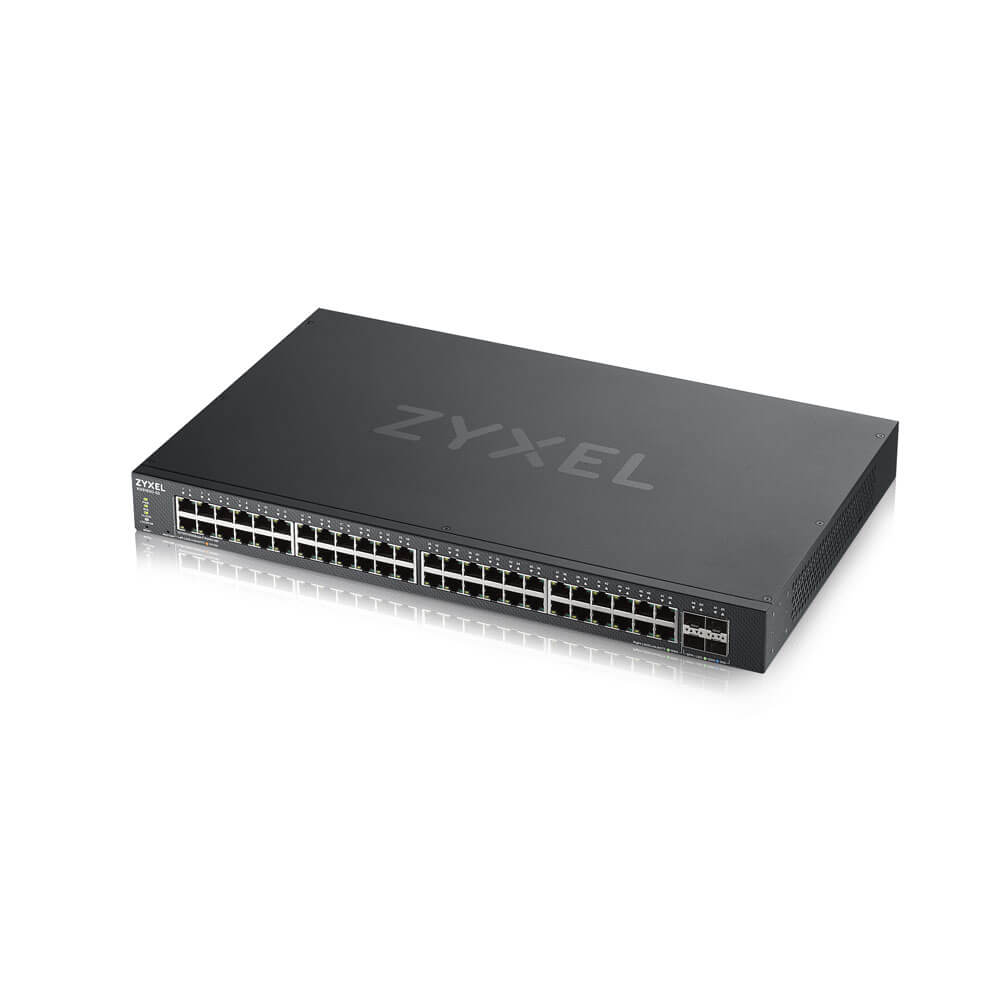 Zyxel Switch smart managed Layer2 52 Port - 48x 1 GbE - 4x SFP+ - 19" - NebulaFlex - XGS1935-52