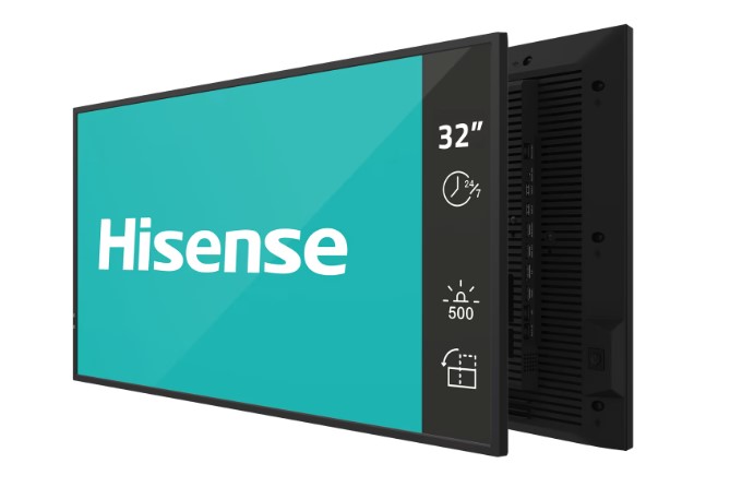 Hisense 32 inch Full HD IPS Digital Signage Display - 24/7 Operation