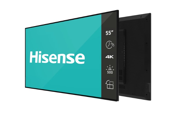 Hisense 55 inch 4K UHD VA Digital Signage Display - 24/7 Operation