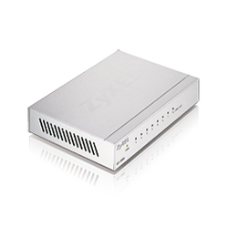 Zyxel Switch unmanaged Layer2 8 Port - 8x 1 GbE - Desktop - fara ventilator - Metallgehause - GS-108BV5