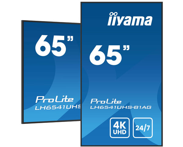 iiyama TFT 64,5"/164cm Iiyama ProLite LH6541UHS *negru* 16:9 24/7