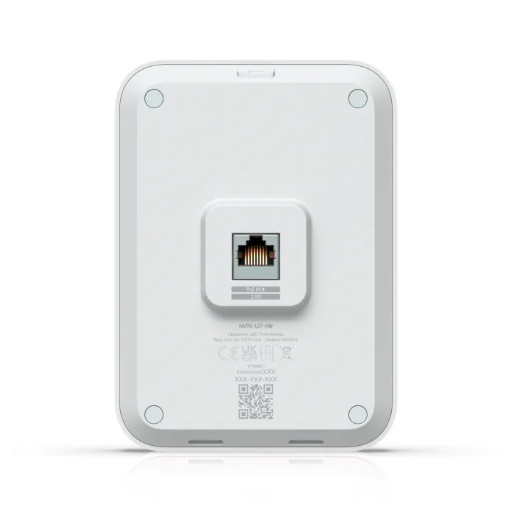 Ubiquiti Wireless AP WIFI7 - BE5000 - 2x2 - Indoor - 3x 2,5 GbE - in perete - UniFi - U7-IW - imaginea 4