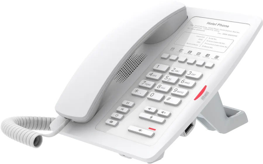 Fanvil H3W V2-White, H3W-White---WiFi Hotel Phone/SIP/POE/Wi-Fi