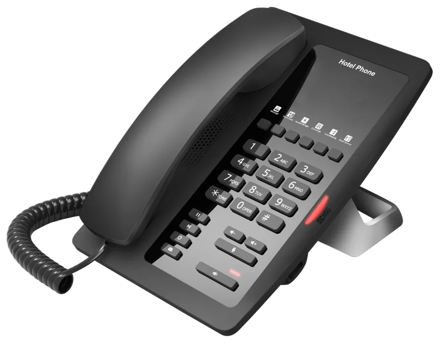 Fanvil H3W V2-Black, H3W-Black---WiFi Hotel Phone/SIP/POE/Wi-Fi
