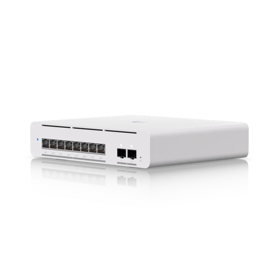 Ubiquiti Switch full managed Layer3 10 Port - 8x 10 GbE - PoE Budget 155W - 8x PoE bt - 2x SFP+ - Desktop/Wall - UniFi - USW-Pro-XG-8-PoE - imaginea 3