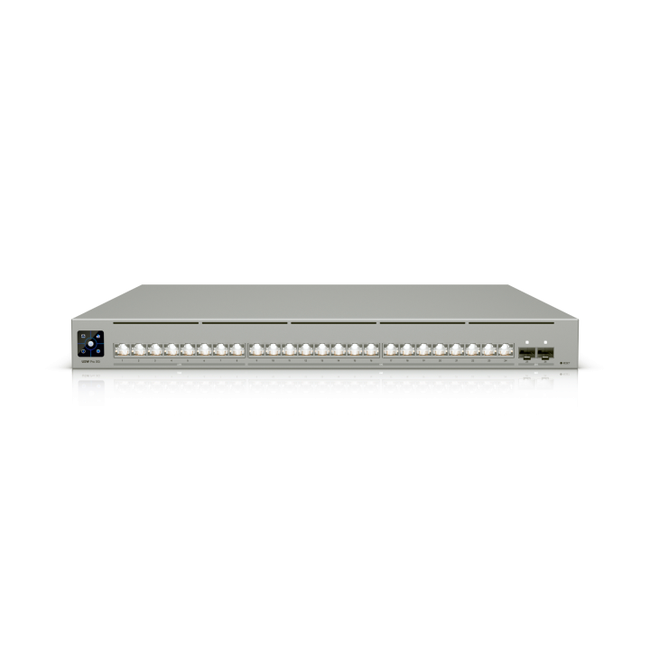 Ubiquiti Switch full managed Layer3 26 Port - 8x 2,5 GbE - 16x 10 GbE - 2x SFP28 - 19" - UniFi - USW-Pro-XG-24