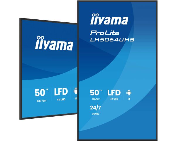 iiyama TFT 50,0"/125,8cm iiyama ProLite LH5066UHSB-B1AG - 24/7 *negru*