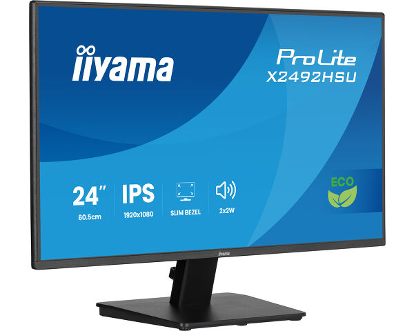 iiyama TFT 24,0"/60,5cm iiyama ProLite X2492HSU *negru* 16:9