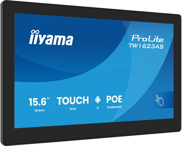 Iiyama Touchpanel-PC 15,6"/39,5cm ProLite TW1623AS *negru* 16:9 24/7
