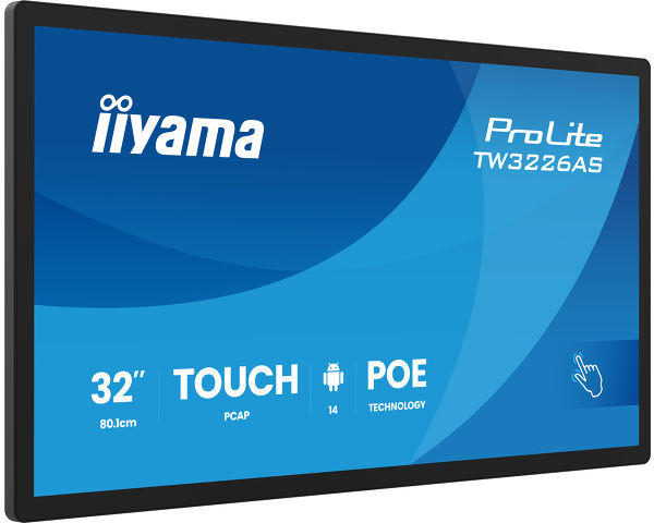 Iiyama Touchpanel-PC 31,5"/80,1cm ProLite TW3226AS *negru* 16:9 24/7