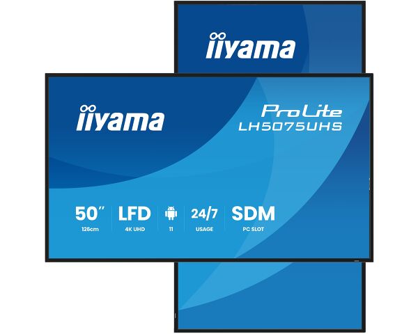 iiyama TFT 49,5"/125,7cm iiyama ProLite LH5075UHS - 24/7 *negru* 16:9