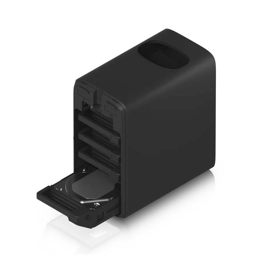 Ubiquiti UniFi NAS System UNAS 4 - 4x 2.5/3.5" HDD - 2x M.2 NVMe SSD - 1x 2.5GbE - 1x 5Gbps USB-C - black - UNAS-4-B - imaginea 5