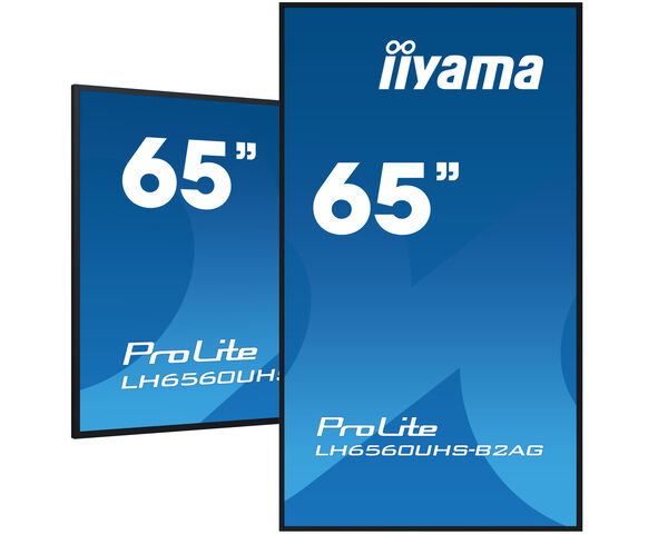 iiyama TFT 64,5"/164cm iiyama ProLite LH6560UHS - 24/7 *negru*
