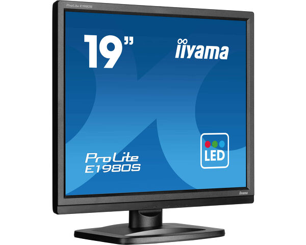 iiyama TFT 19,0"/48,3cm iiyama ProLite E1980S *negru* 5:4