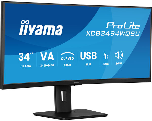iiyama TFT 34,0"/86,4cm Iiyama ProLite XCB3494WQSU 21:9 curved