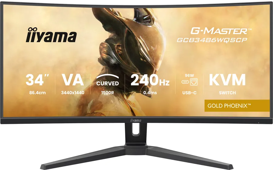 iiyama TFT 34,0"/86,4cm Iiyama G-Master GCB3486WQSCP Gold Phoenix 21:9 curved