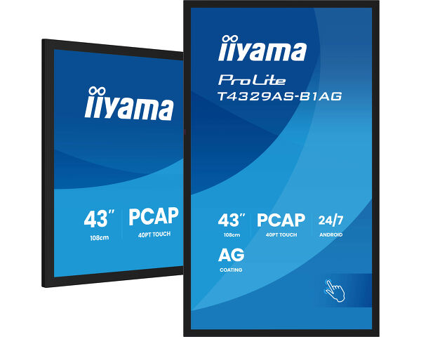 iiyama TFT-Touch 42,5"/108,0cm iiyama ProLite T4329AS - 24/7 *negru*