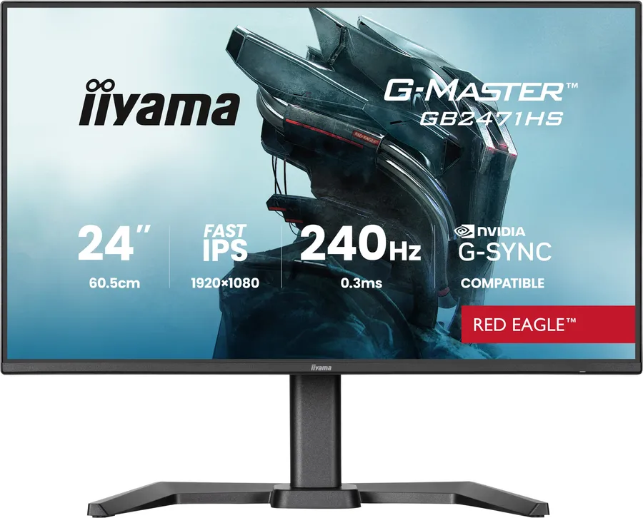iiyama TFT 23,8"/60,5cm iiyama G-Master GB2471HS Red Eagle *negru* 16:9