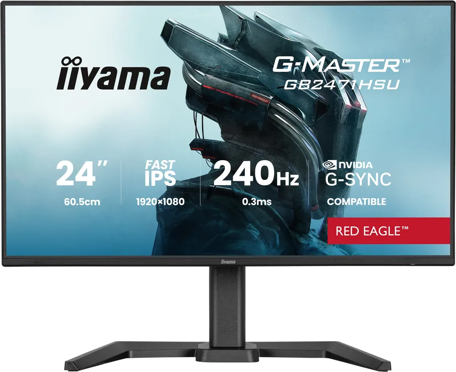 iiyama TFT 23,8"/60,5cm iiyama G-Master GB2471HSU Red Eagle *negru* 16:9