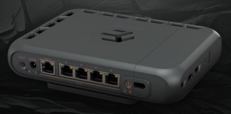 MikroTik home BE Access Point MA53UG+HbeH, hAP be3, 2.4/5 GHz BE, 5x 2.5 GB, Desktop/Tower Case